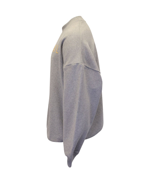 Men's Fear of God Eternal Print Long Sleeve Sweatshirt in Grey Cotton
