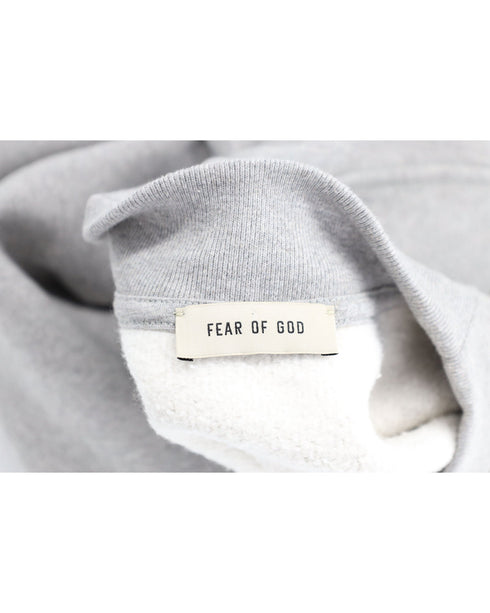 Men's Fear of God Eternal Print Long Sleeve Sweatshirt in Grey Cotton