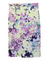 Women's Erdem Floral Print Pencil Skirt in Multicolor Viscose