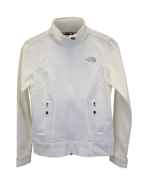 Women's The North Face Celentito Softshell Full Zip Jacket in Cream Polyester