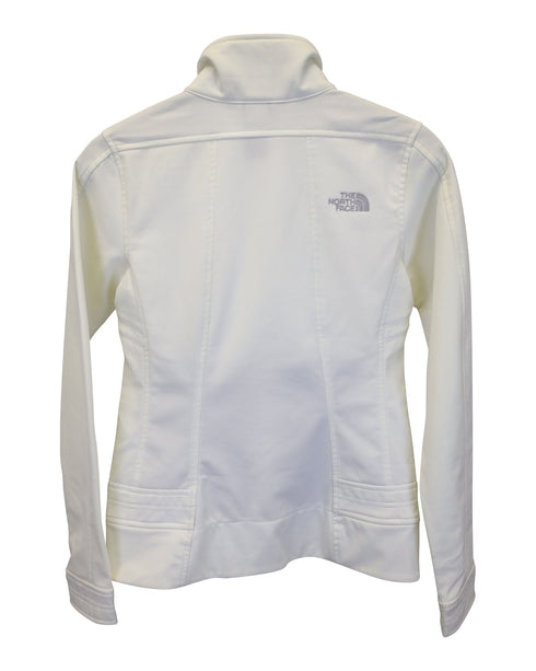 Women's The North Face Celentito Softshell Full Zip Jacket in Cream Polyester