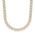 Clustered Tennis Chain (Gold) - 8mm