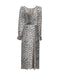 Women's Reformation Alessi Crepe Midi Dress in Animal Print Viscose