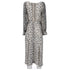 Women's Reformation Alessi Crepe Midi Dress in Animal Print Viscose