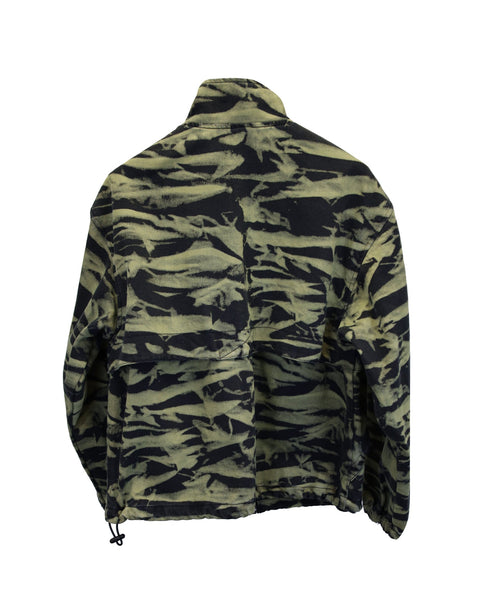 Women's Alexander Wang Printed Front-Zip Jacket in Multicolor Cotton