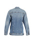 Women's Alexander Wang Daze Oversized Denim Jacket in Blue Cotton