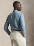 RALPH LAUREN Slim Fit Chambray Shirt Medium Wash