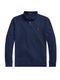 RALPH LAUREN Slim Fit Mesh Long-Sleeve Polo Newport Navy