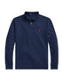 RALPH LAUREN Slim Fit Mesh Long-Sleeve Polo Newport Navy