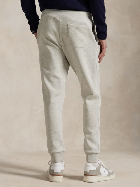 RALPH LAUREN Double-Knit Jogging Bottoms Light Sport Heather