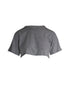 Women's Alexander Wang Cropped T-Shirt in Grey Cotton