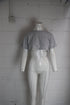 Women's Alexander Wang Cropped T-Shirt in Grey Cotton