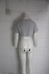 Women's Alexander Wang Cropped T-Shirt in Grey Cotton