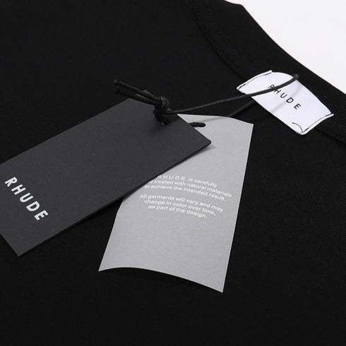 Rhude T-shirt Rose Mirror Print Short Sleeve T-shirt
