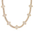 Clover Iced Prong Cuban Chain (Gold) - 8mm