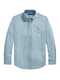 RALPH LAUREN Custom Fit Chambray Shirt Chambray