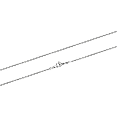 Rope Chain (Silver) - 2mm