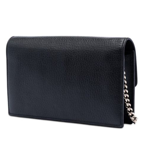 Interlocking Wallet on Chain Leather