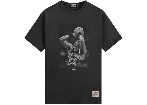 Kith x New York Knicks Patrick Ewing Vintage Tee Black