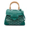 Saigon Top Handle Bag Coated Canvas with Leather Mini
