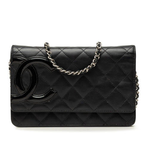 Cambon Wallet on Chain Quilted Leather