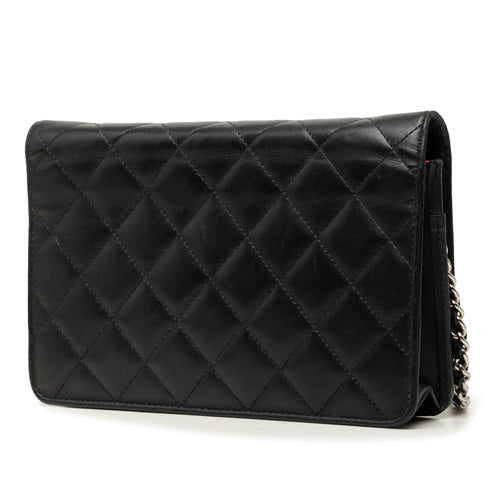 Cambon Wallet on Chain Quilted Leather