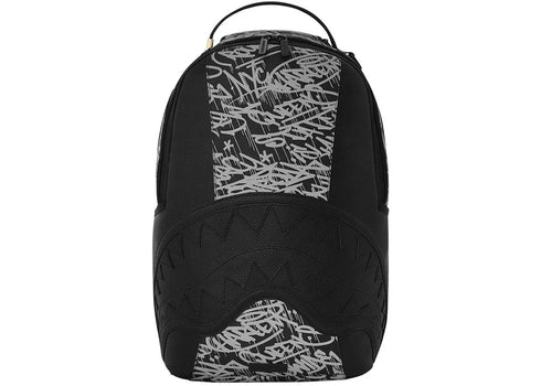 Sprayground Midnight Raceway Graffiti Backpack Black/Grey