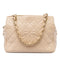 Petite Timeless Tote Quilted Caviar