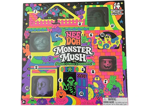 NeeDoh Monster Mush Squish-O-Ween Countdown 14 Squishy Toys