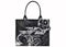 Marc Jacobs x Futura Leather Large Tote Bag Black/White