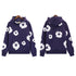 Denim Tears Outfit:Hoodie/Sweatpants (Separate Purchase Options) Loose Hooded Sweatshirt Casual Sweatpants