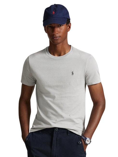 RALPH LAUREN Custom Slim Fit T-Shirt Grey