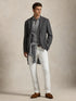 RALPH LAUREN Custom Slim Fit Soft Cotton Polo Shirt Steel Heather