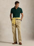 RALPH LAUREN Custom Slim Fit Mesh Polo College Green