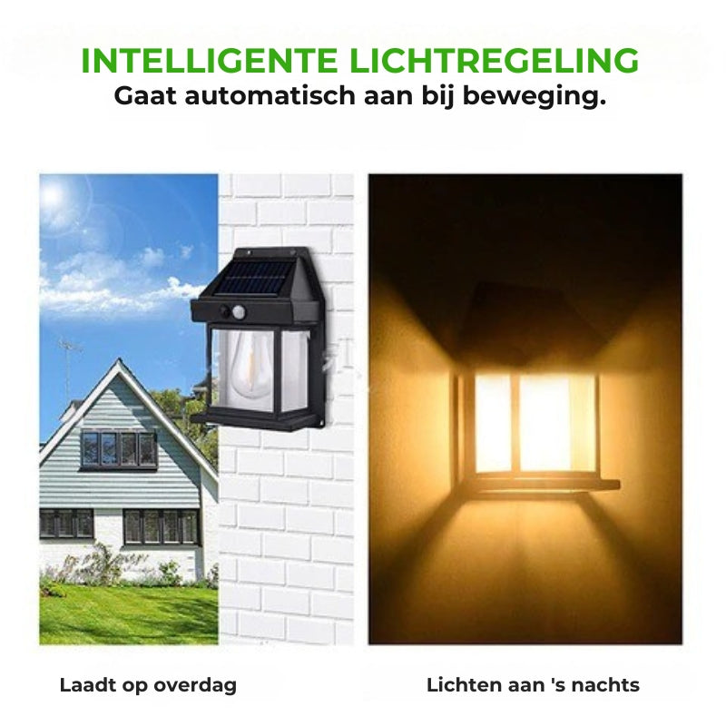 Zonne-energie Wandlamp