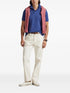 RALPH LAUREN Slim Fit Mesh Polo Shirt Old Royal Blue