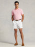RALPH LAUREN The Iconic Mesh Polo Shirt Carmel Pink/Blue