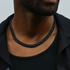 Iced Cuban Chain (Black) - 10mm