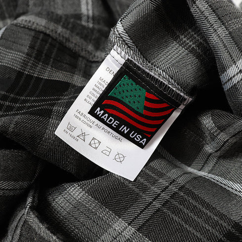 Denim Tears Shirt Kapok Plaid Short Sleeve Shirt