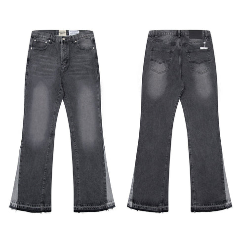 Gallery Dept Jeans Color-matching Flared Jeans Floor-mopping Straight Pants