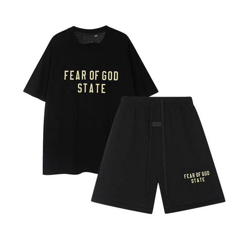 FW24 STATE T-Shirt / Shorts / Set - Black