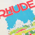 Rhude T-shirts Castle Coconut Windowsill Scenic Cotton Casual Loose Short Sleeve Men and Women