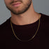 2mm Gold Flat Snake Chain