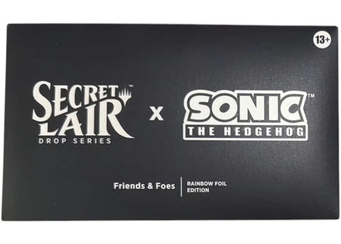 Magic: The Gathering Secret Lair Series Sonic The Hedgehog Friends & Foes Rainbow Foil