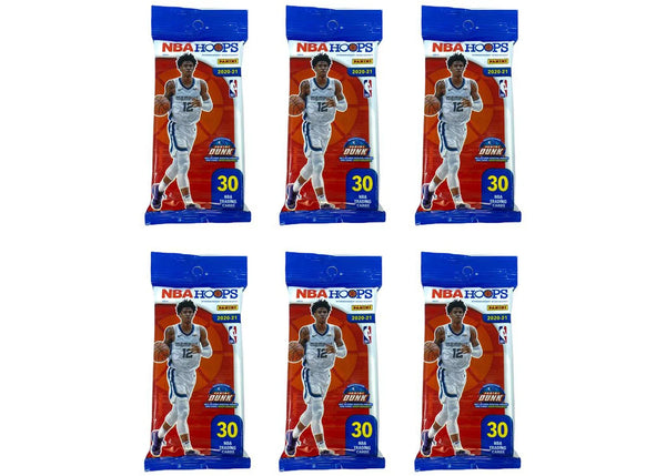 2020-21 Panini Hoops Basketball Fat Pack 6x Lot