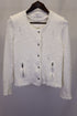 Women's Iro Agnette Tweed Jacket in White Cotton