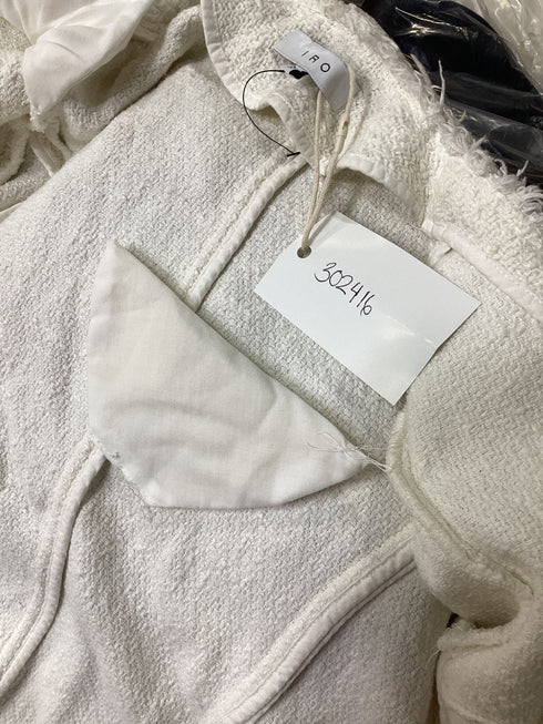 Women's Iro Agnette Tweed Jacket in White Cotton