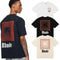Rhude T-shirts Chevron Red Printed Cotton Casual Short Sleeve Men and Women