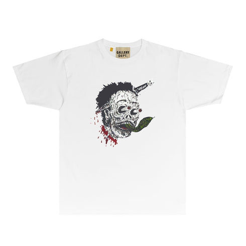 Gallery Dept T Shirt Retro Printed Loose Short-Sleeved Shirt