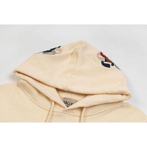 Gallery Dept Hoodie Splash Ink Letter Embroidered Hooded Sweater